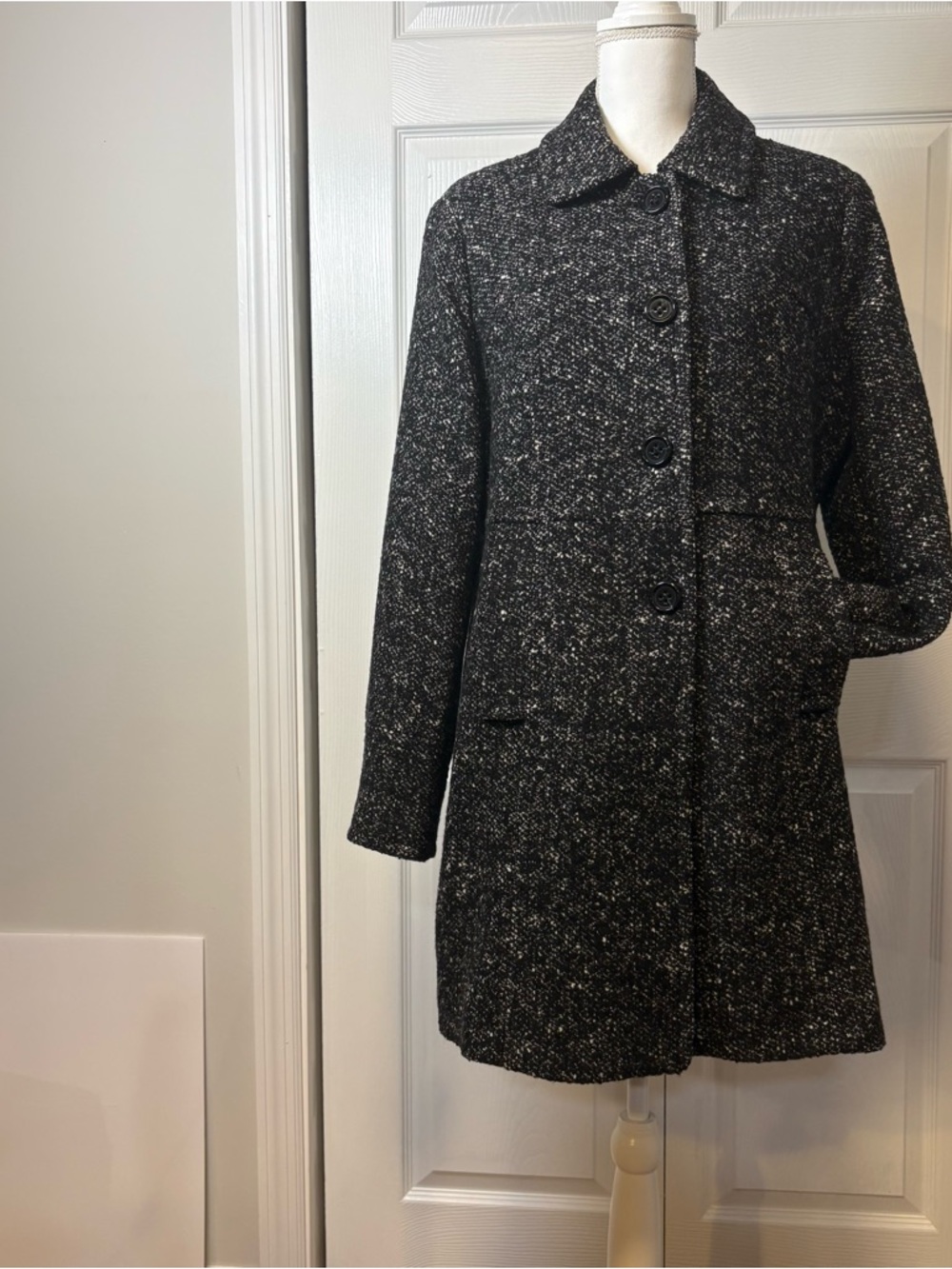 London Fog Wool Blend Overcoat Quiet Luxury Minimalist Old Money M